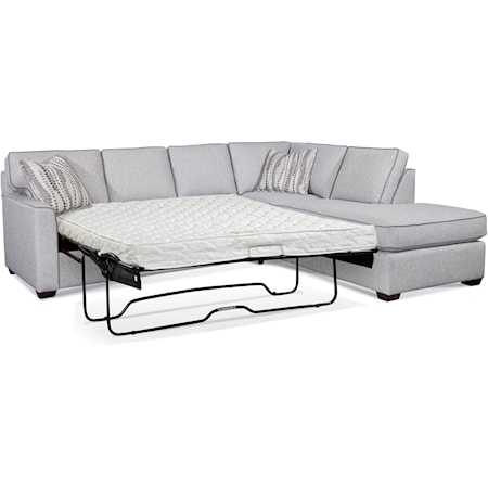 Easton 2-Piece Bumper Sleeper Sectional