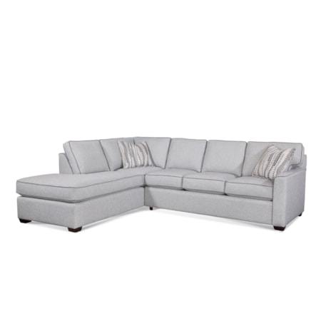 Easton 2-Piece Bumper Sleeper Sectional