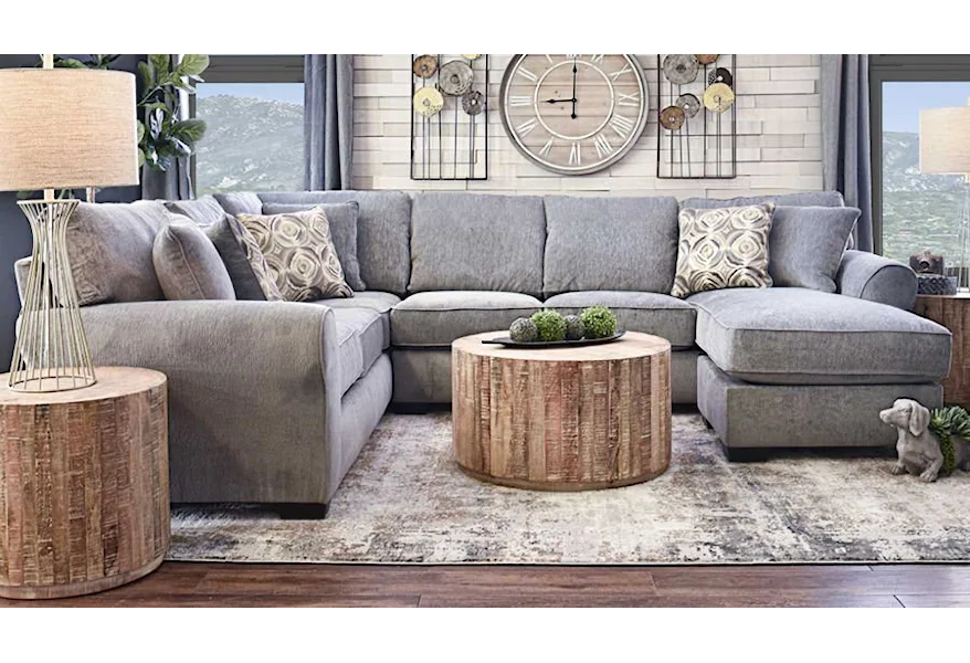 Audrey Audrey Sectional by JB Home at Johnson's Furniture