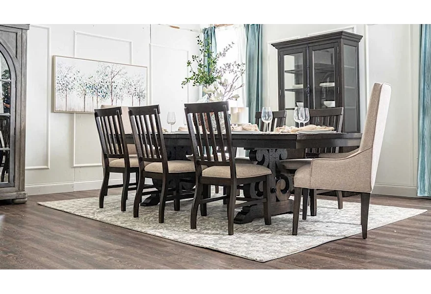 Mabell 9 Piece Dining Set by JB Home at Johnson's Furniture