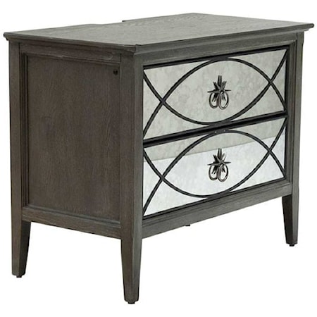 Hampton Mirrored Nightstand