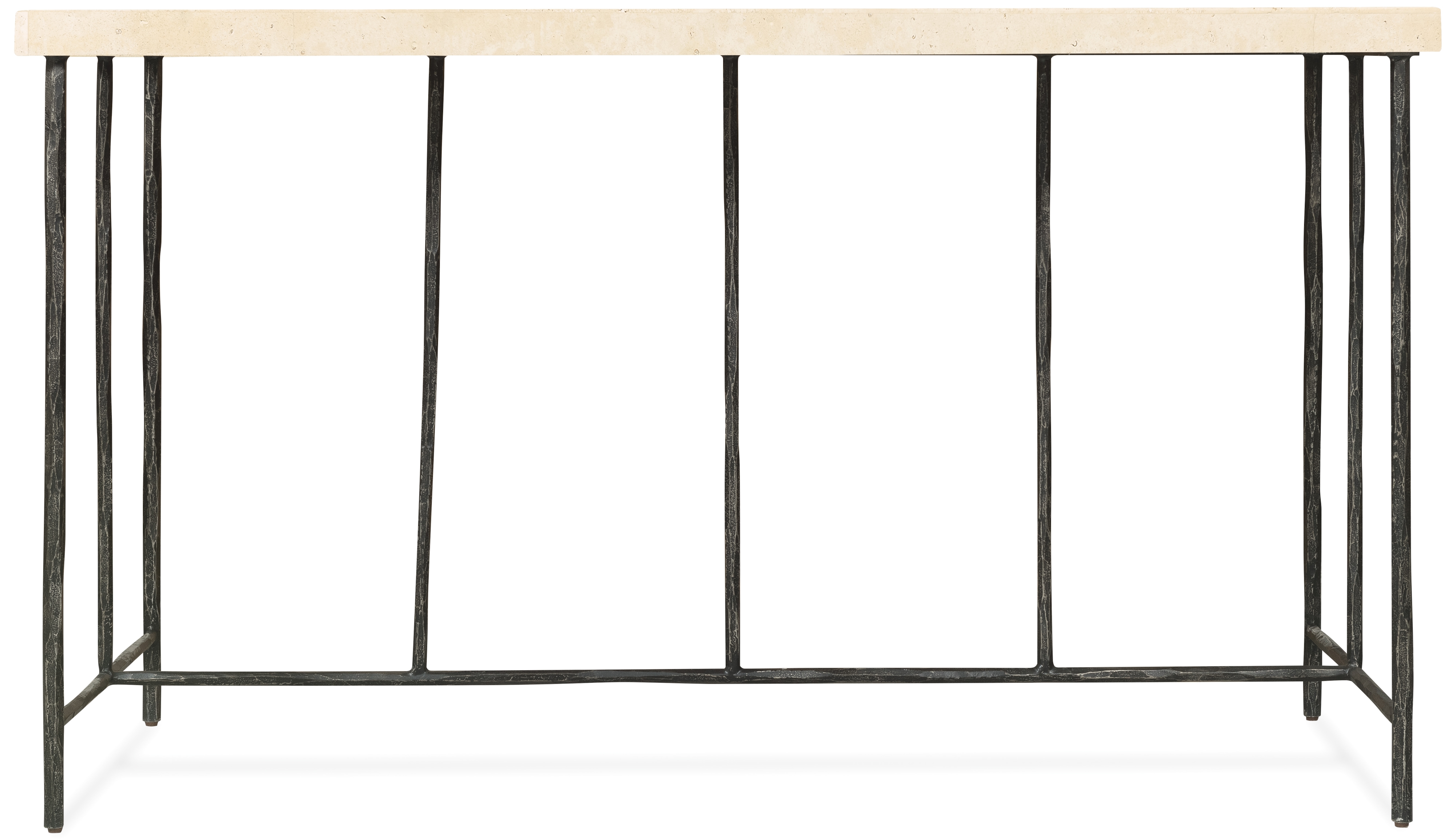 Stone-Top Metal Writing Desk