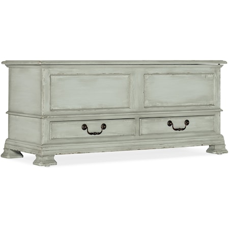 Traditional 2-Drawer Bedroom Chest