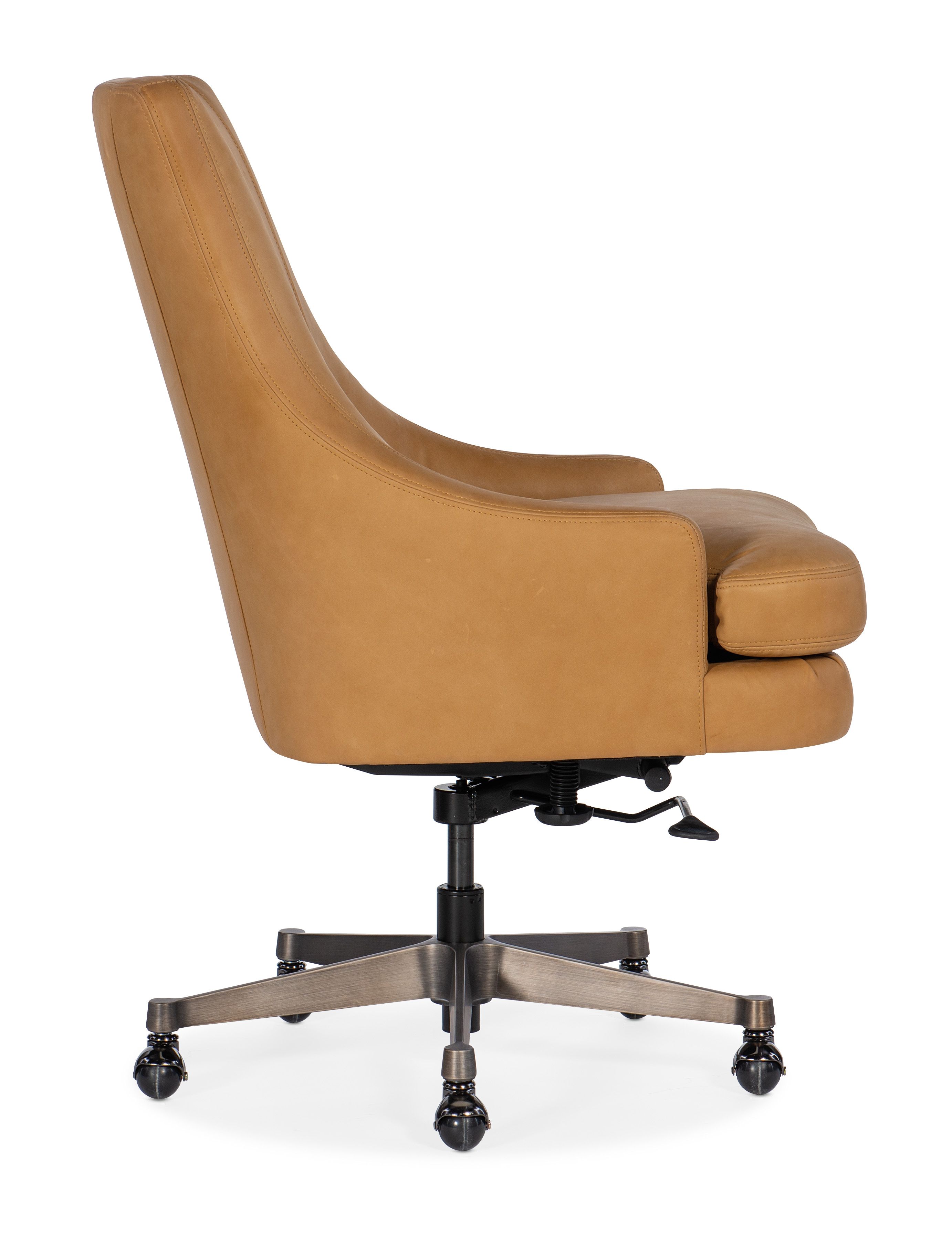 Hooker Furniture Executive Seating EC445080 Paula Transitional Leather Executive Swivel Tilt