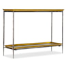 Hooker Furniture Commerce and Market Tray Top Metal Console