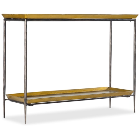 Tray Top Metal Console