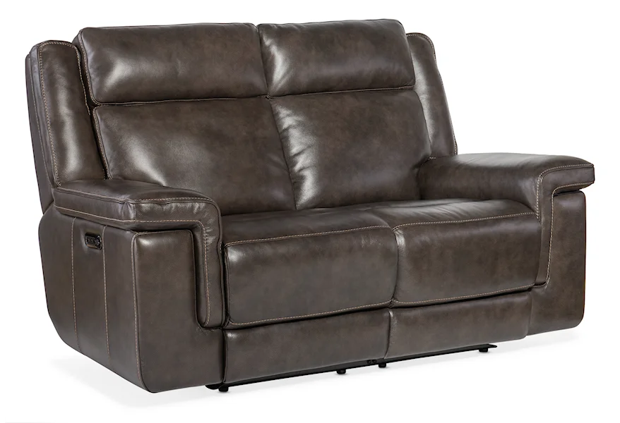 Montel Lay Flat Power Loveseat by Hooker Furniture at Miller Waldrop Furniture and Decor