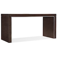 Transitional 60 Inch Writing Desk with Outlets