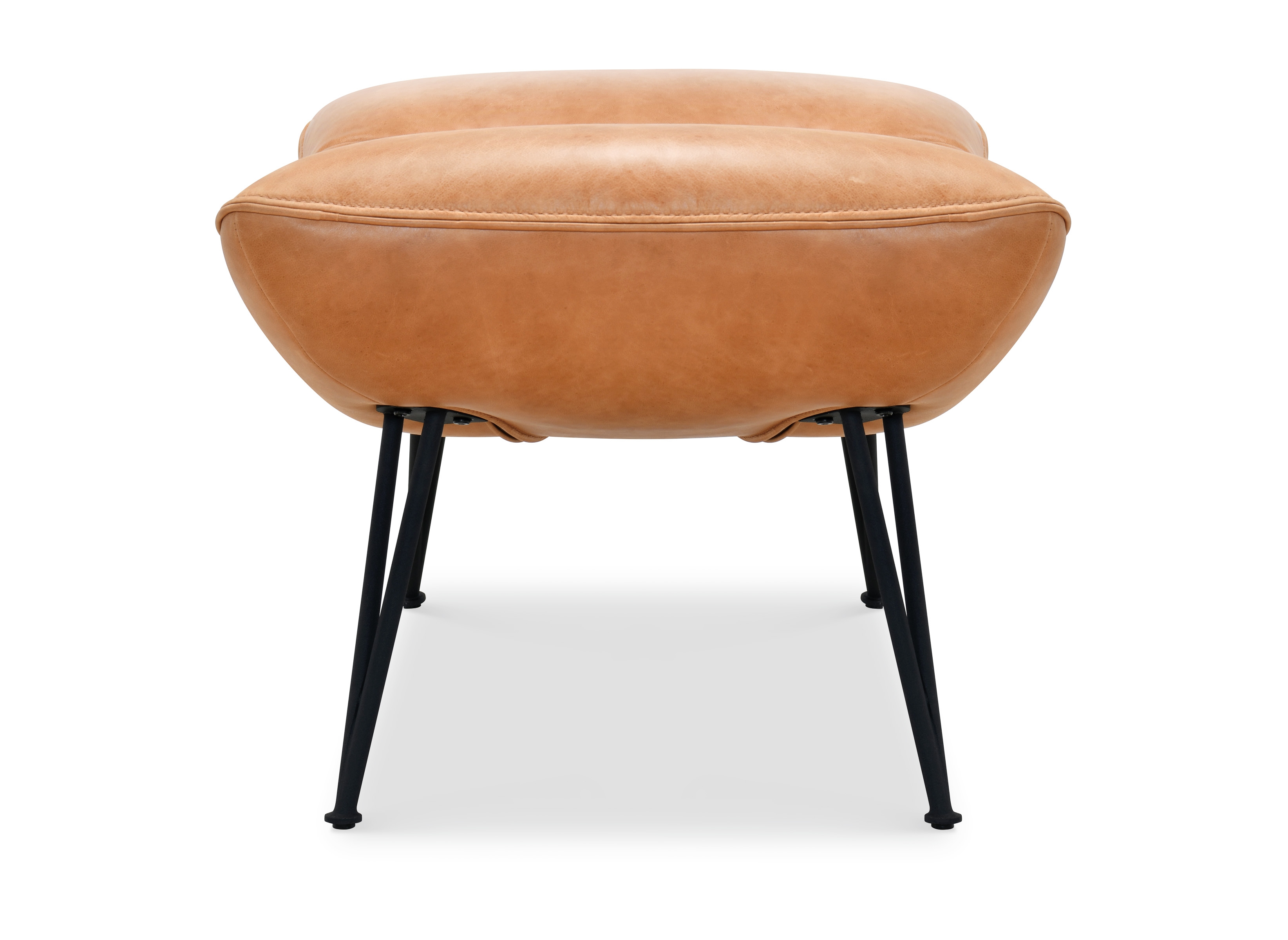 Hooker Furniture Kayne Leather Chair Ottoman