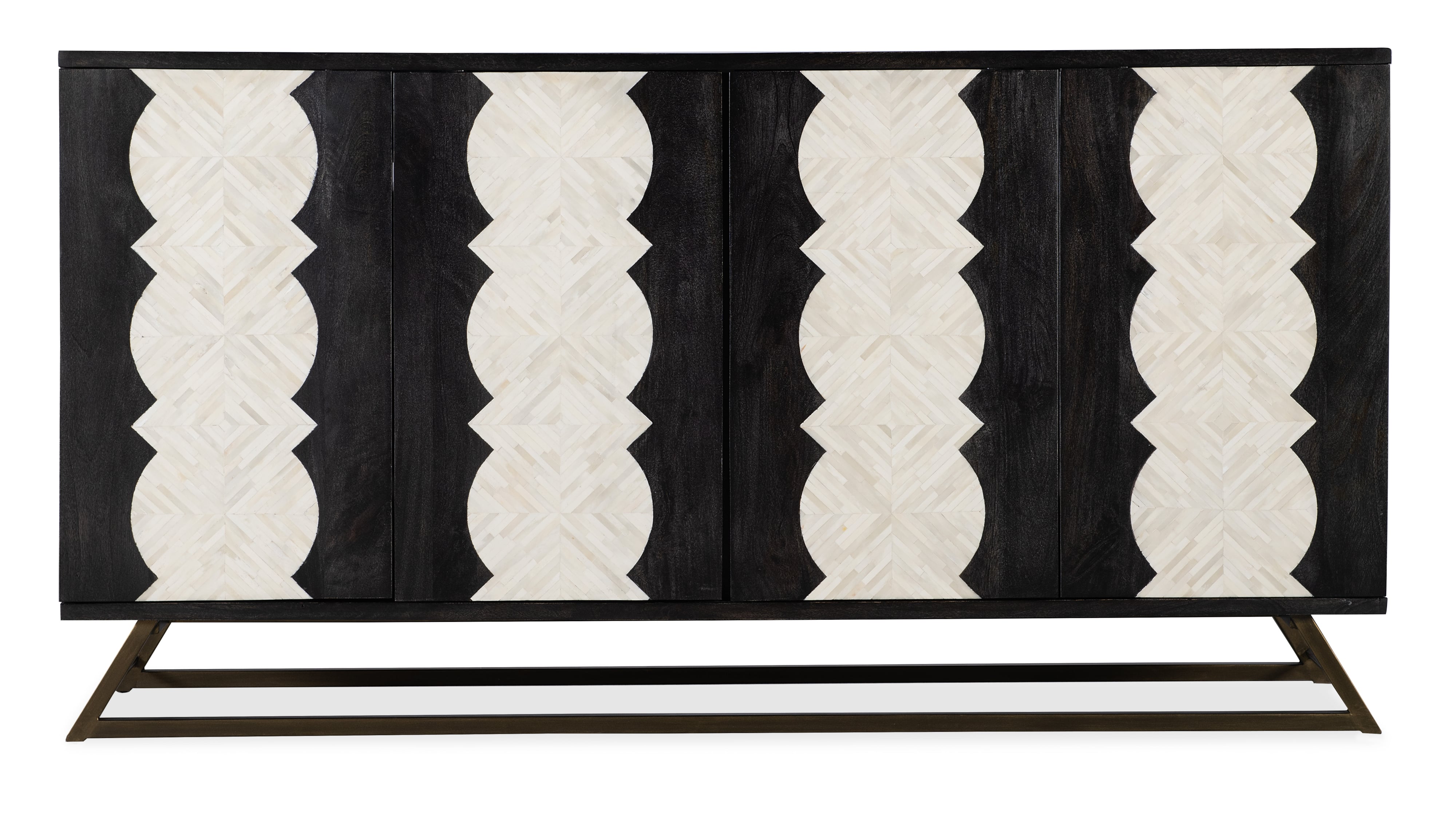 4-Door Moroccan Modern Storage Credenza