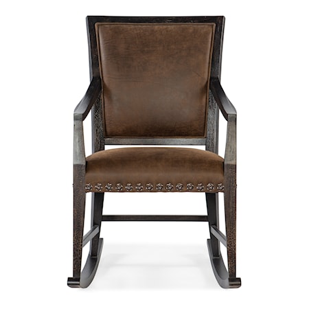 Leather Rocking Chair