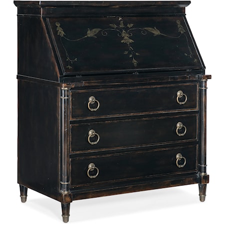 Traditional 6-Drawer Secretary Desk