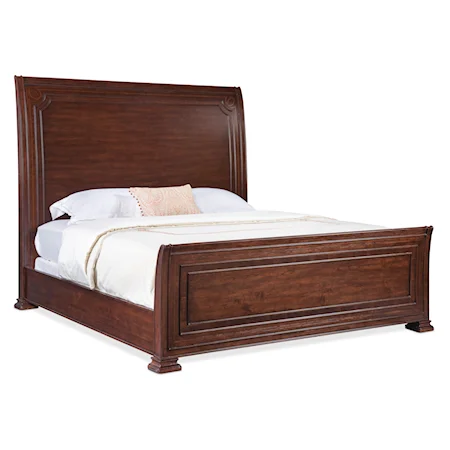 Traditional King Sleigh Bed