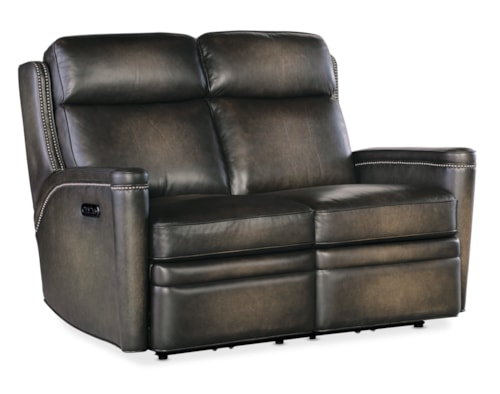 Traditional Power Loveseat with Power Headrest