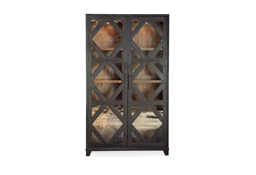 Big Sky 3-Shelf Display Cabinet with Built-In Lights by Hooker Furniture at Esprit Decor Home Furnishings
