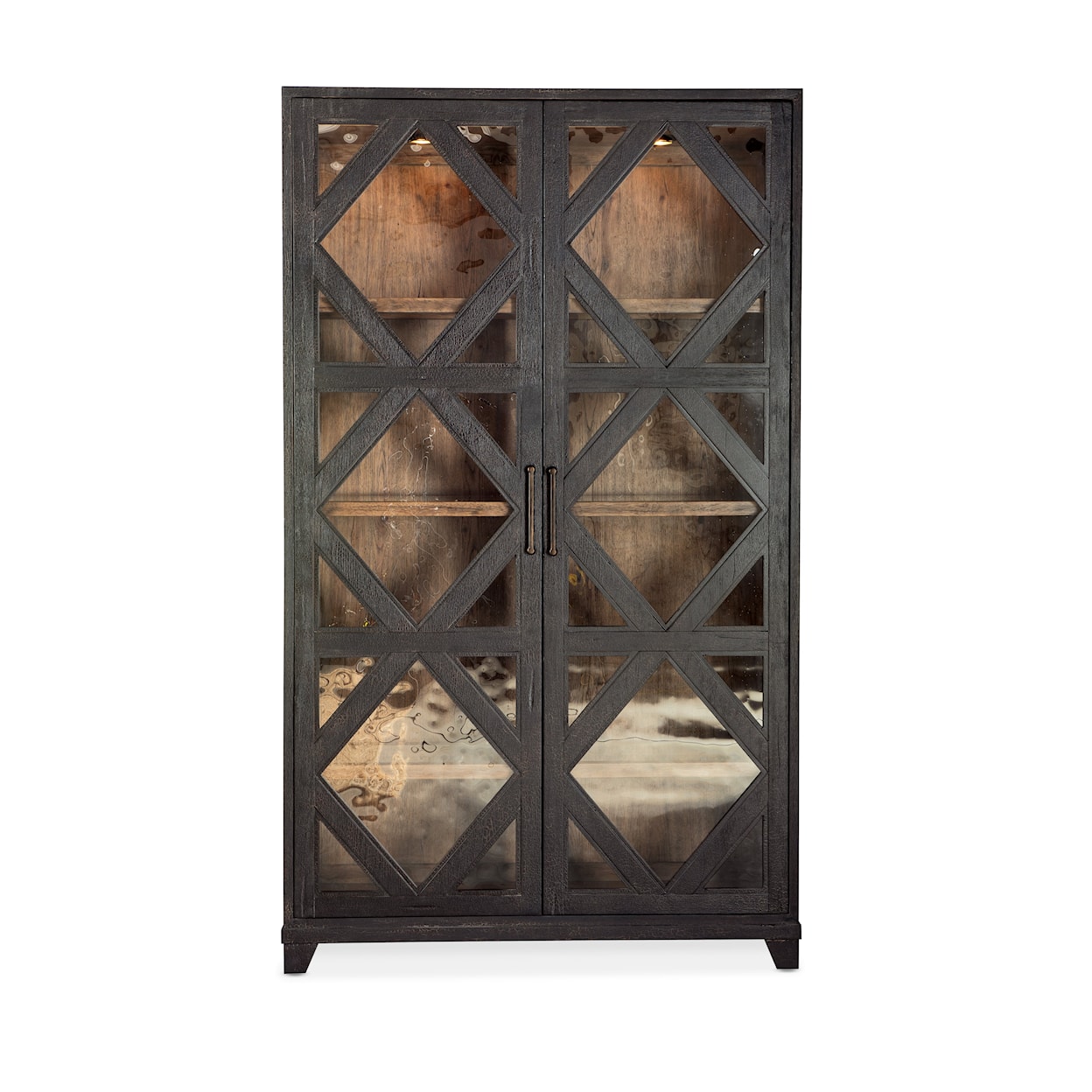 Hooker Furniture Big Sky 3-Shelf Display Cabinet with Built-In Lights