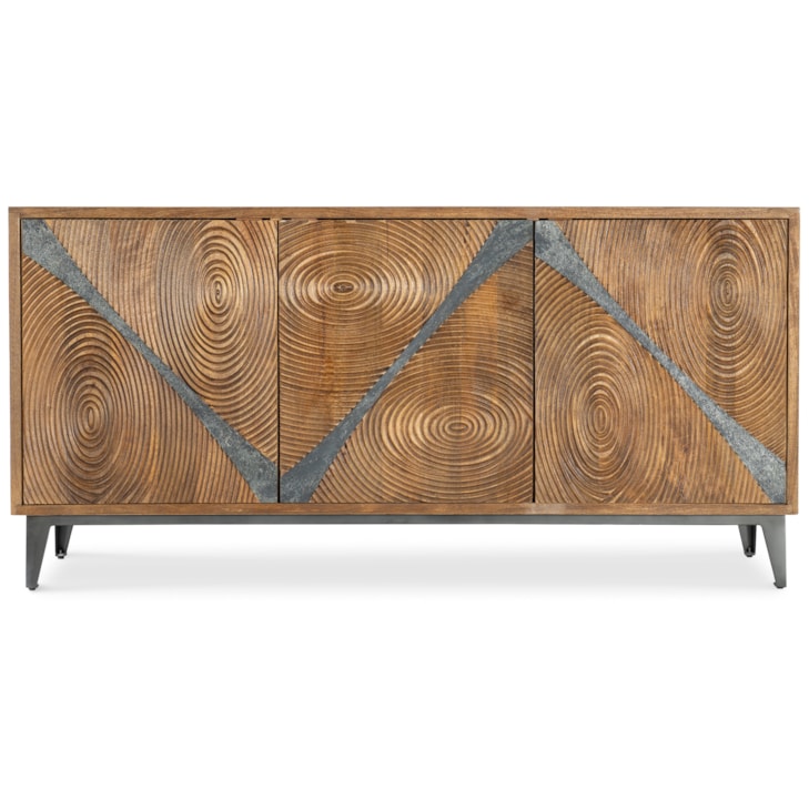 Hooker Furniture Commerce and Market 3-Door Vortex Storage Credenza
