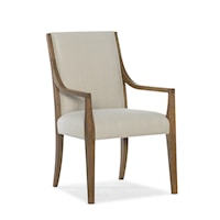 Casual Upholstered Arm Chair