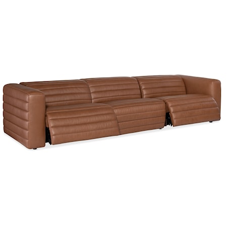 3-Piece Power Sofa with Power Headrest