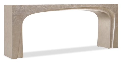 Contemporary Rectangular Arched Console Table