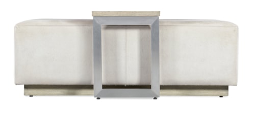 Transitional Cocktail Table with Tray Top