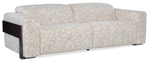 Contemporary Power Reclining Sofa with Power Headrest