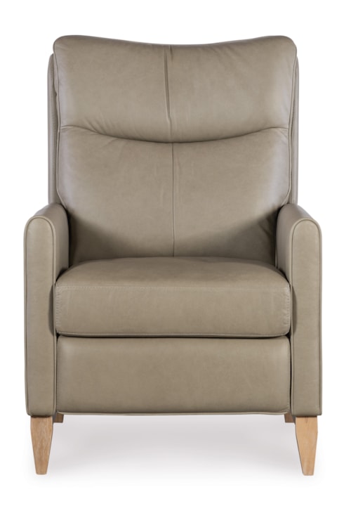 Contemporary Power Recliner with Power Headrest
