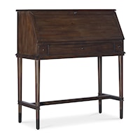 Casual Secretary Desk with Drop-Down Work Surface