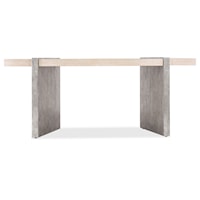 Contemporary Writing Desk with Semi-Circle Shape