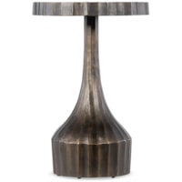 Transitional Round Accent Table