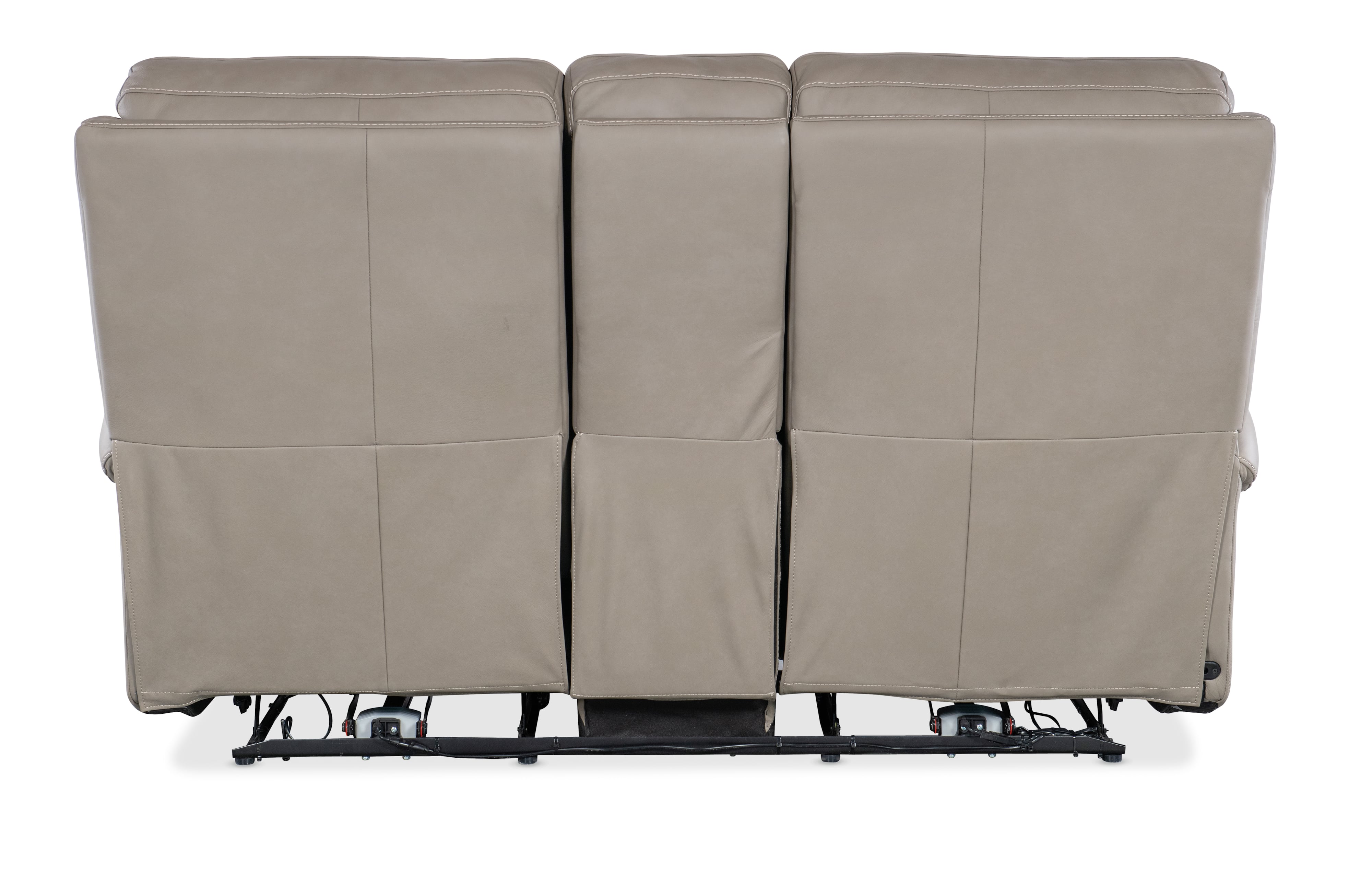 Hooker Furniture SS Power Console Loveseat w/Power Headrest