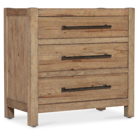 Three-Drawer Nightstand