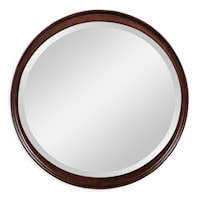 Transitional Round Mirror