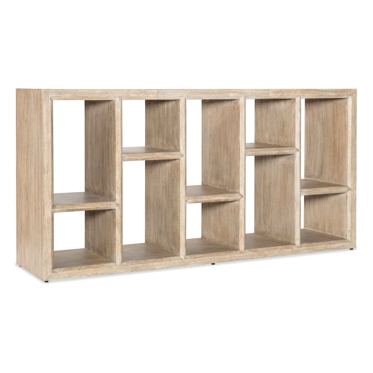 Hooker Furniture Commerce and Market Console Table with Open Storage