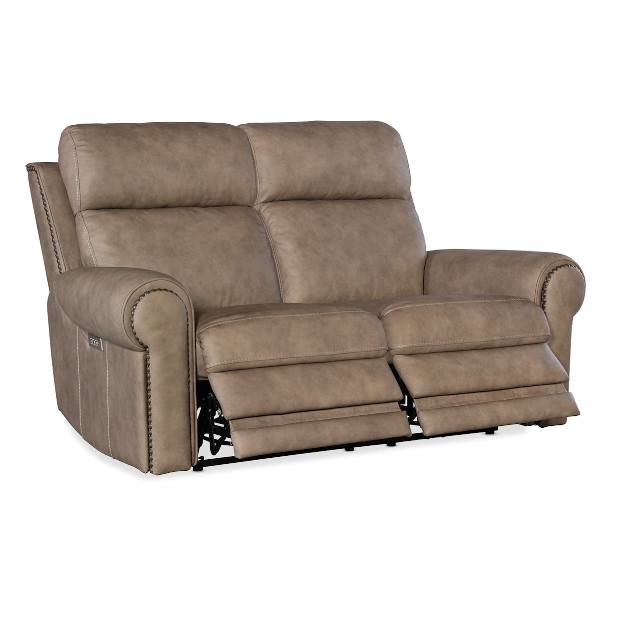 Hooker Furniture SS Power Loveseat w/Power Headrest & Lumbar