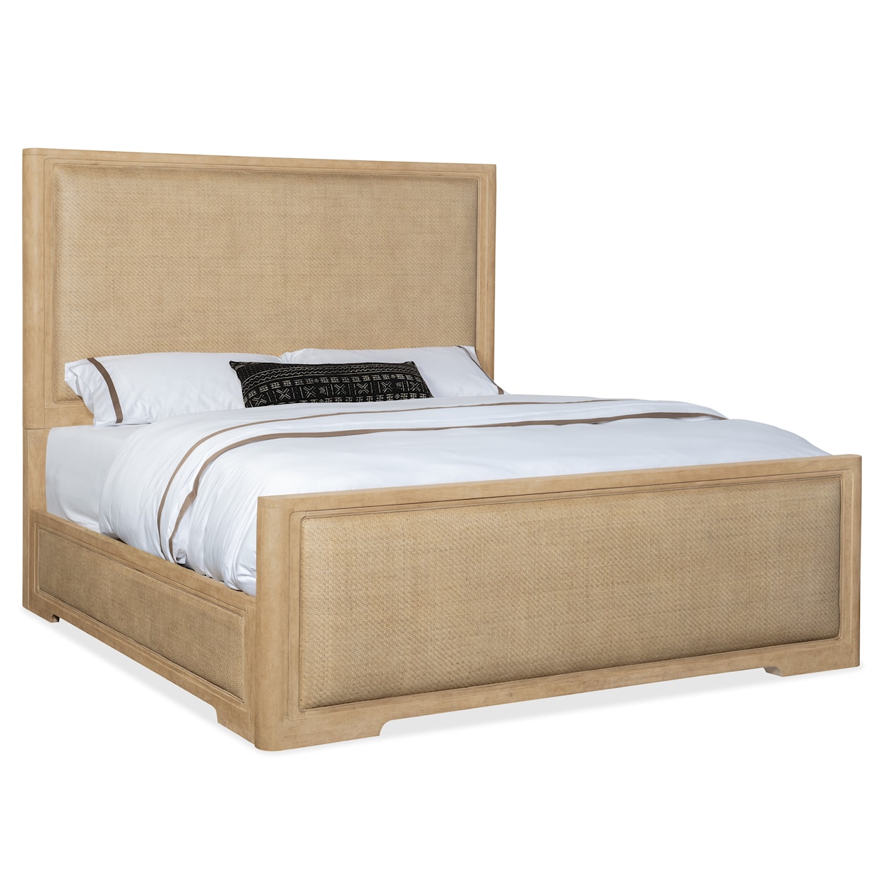 Hooker Furniture Retreat California King Cane Panel Bed