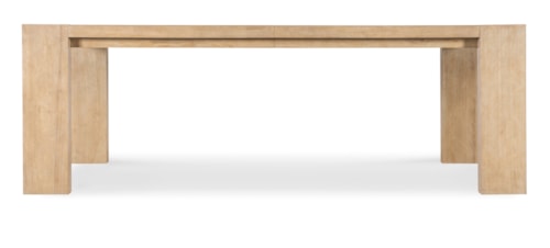 Casual Rectangular Dining Table with 22" Leaf
