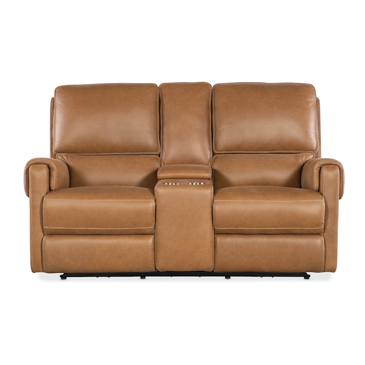 Hooker Furniture SS Power Console Loveseat w/Power Headrest