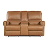 Hooker Furniture SS Power Console Loveseat w/Power Headrest