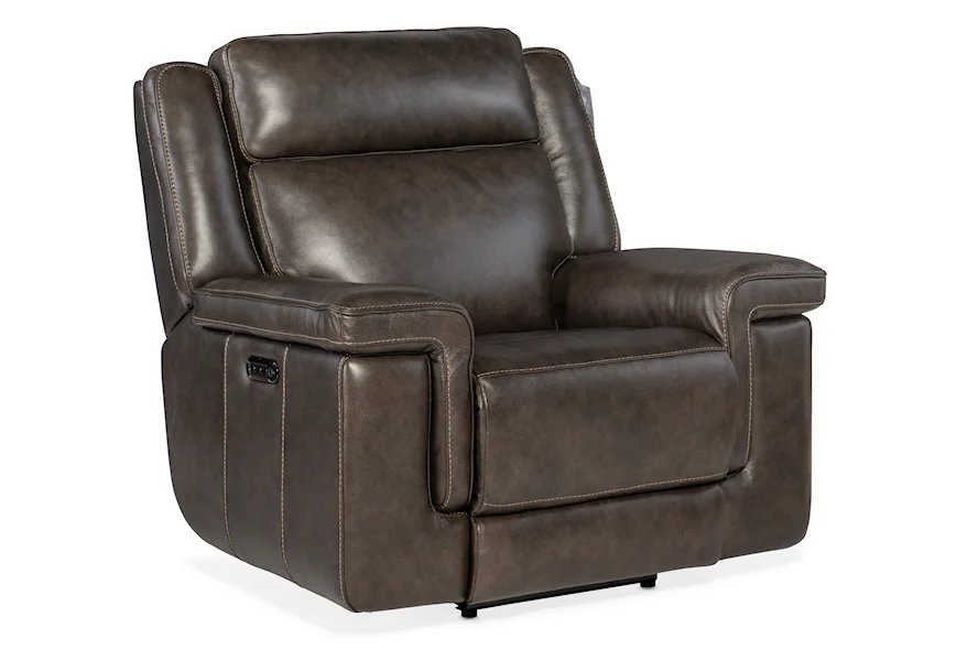 Montel Lay Flat Power Recliner by Hooker Furniture at Baer's Furniture