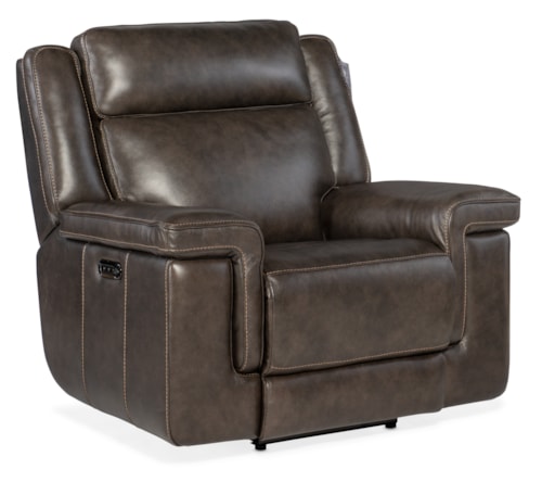 Lay Flat Power Recliner with Power Headrest & Lumbar