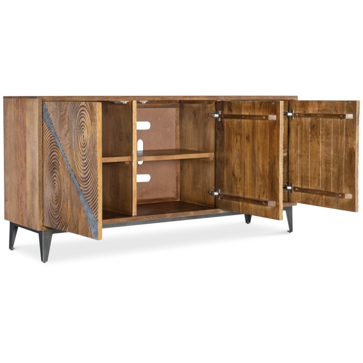 Hooker Furniture Commerce and Market 3-Door Vortex Storage Credenza