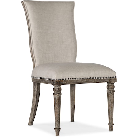 Traditional Upholstered Side Chair