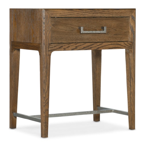Casual Nightstand with USB Ports