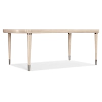 Transitional Rectangular Dining Table with 22" Leaf