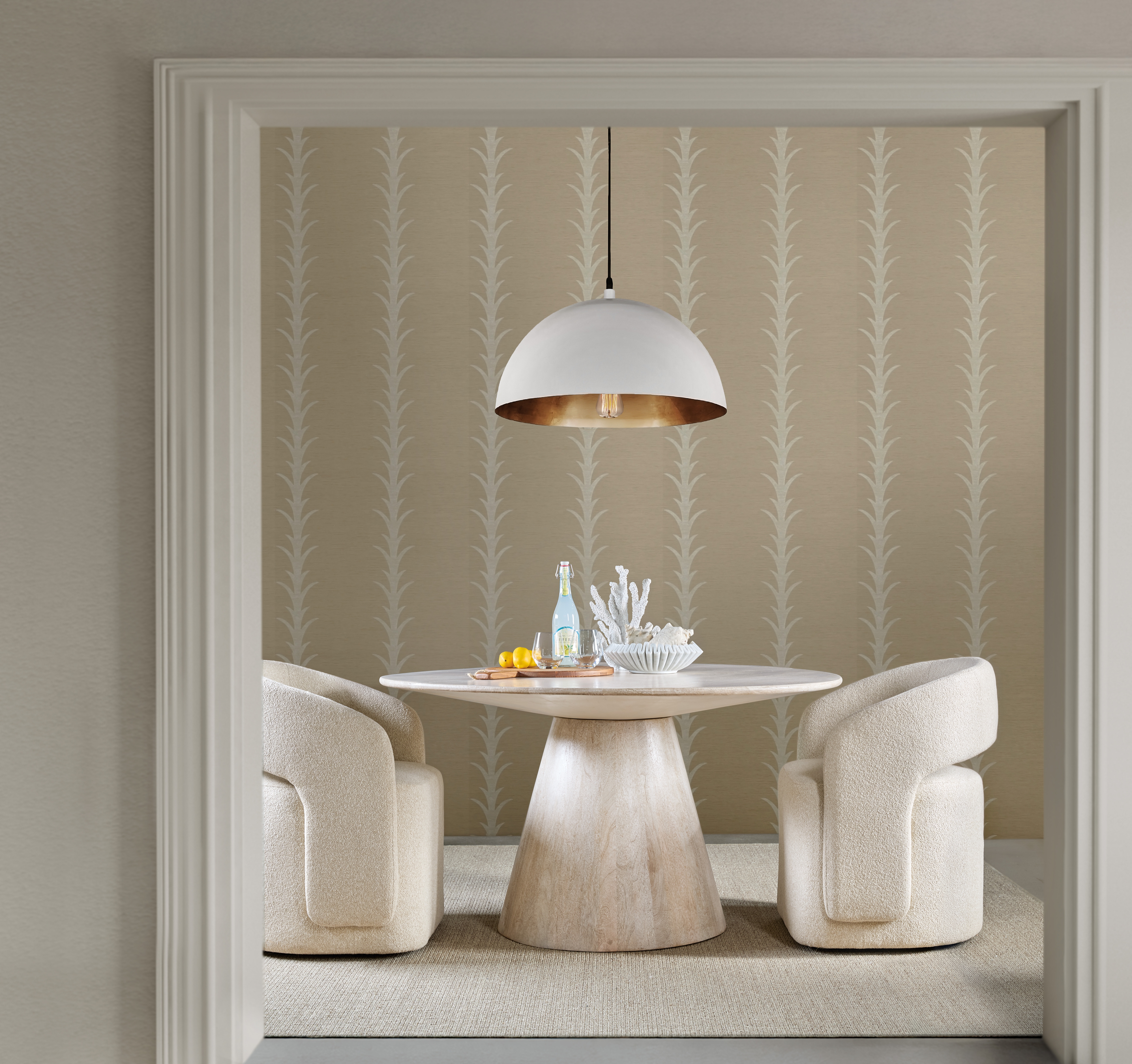 Hooker Furniture Commerce and Market Upholstered Open Barrel-Back Dining Chair