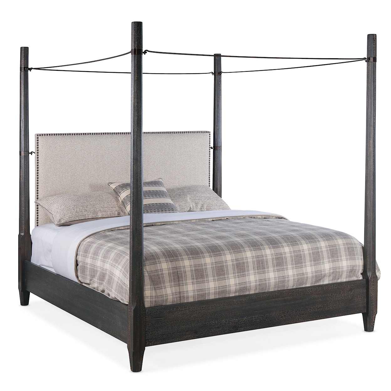 Hooker Furniture Big Sky King Poster Bed with Canopy