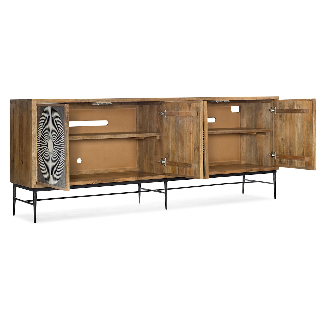 Hooker Furniture Commerce and Market Giovanni Entertainment Console