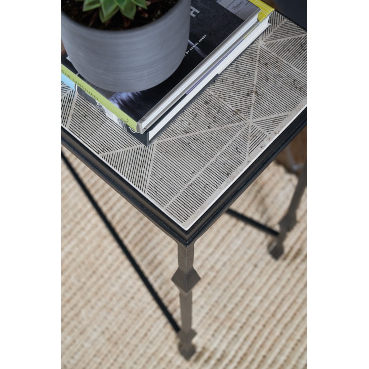 Hooker Furniture Commerce and Market Metal-Wood Console Table