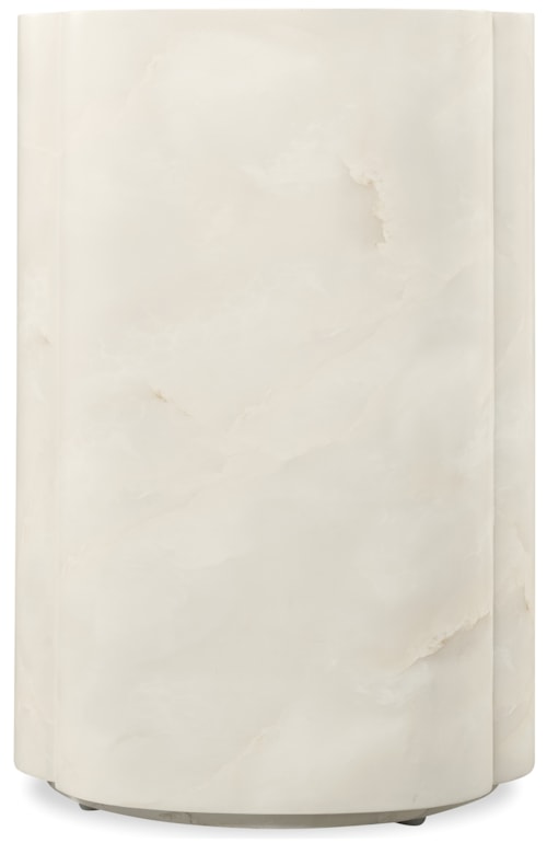 Transitional Accent Table with Plinth Base